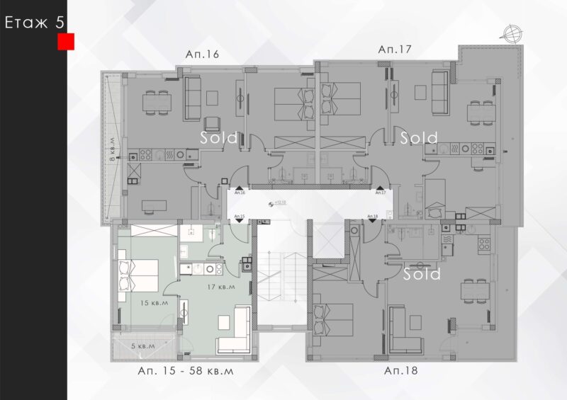 апартамент 15 - ПРОДАДЕН - Image 2